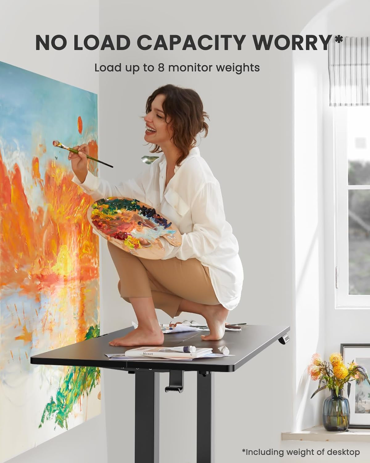 48x24" Adjustable Height Standing Desk