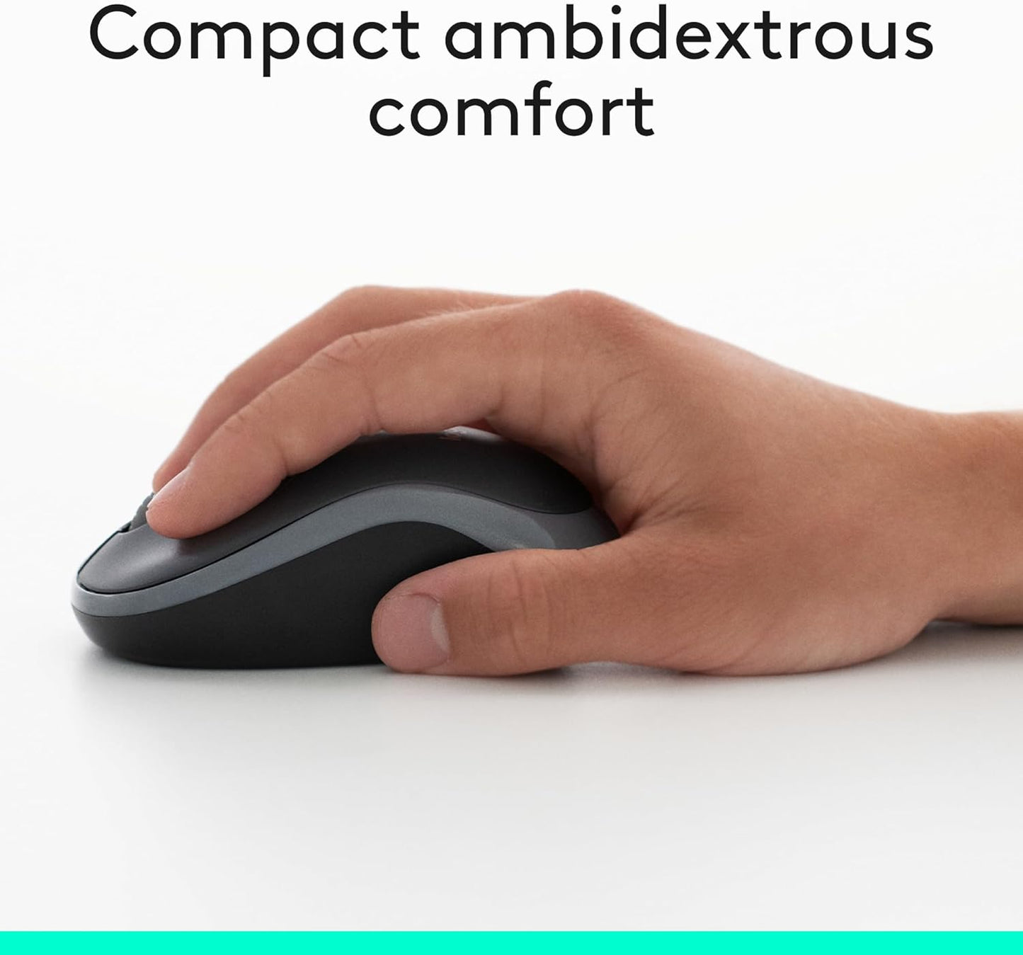 MK270 Wireless Keyboard and Mouse Combo for Windows, 2.4 Ghz Wireless, Compact Mouse, 8 Multimedia and Shortcut Keys, for PC, Laptop - Black