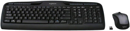 MK335 Wireless Keyboard and Mouse Combo - Black/Silver