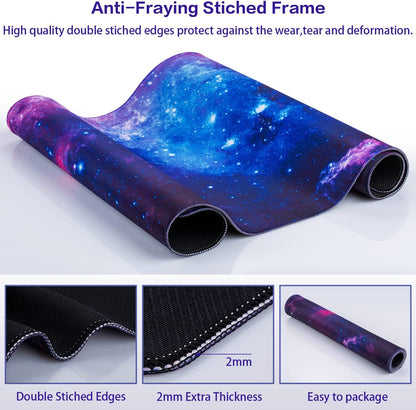 Gaming Mouse Pad, Large Extended Mouse Pad Big Computer Mousepad for Home Office Gaming Work 31.5X15.7Inch