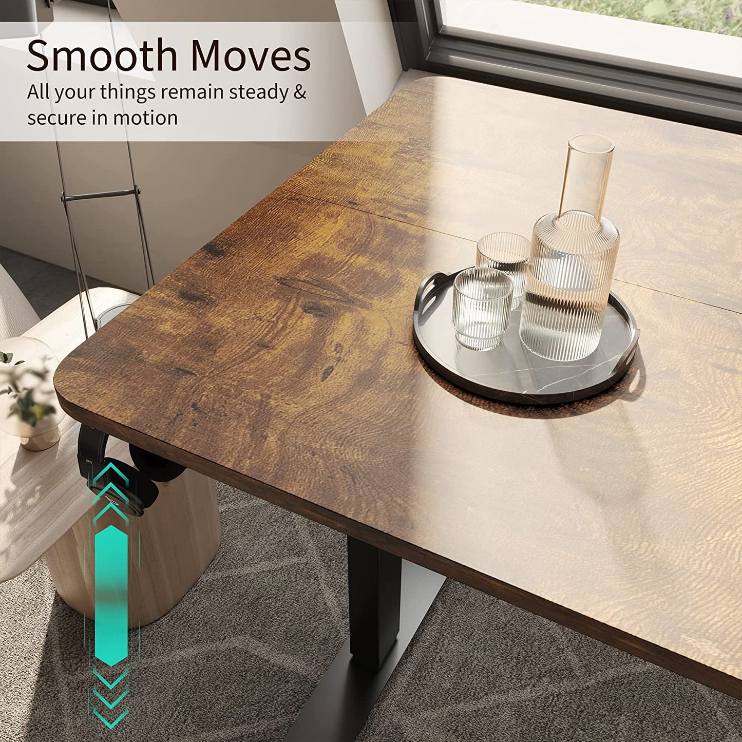 Adjustable Standing Desk w/Memory Preset Controller