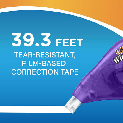 (R) Wite-Out(R) Correction Tape, 471 3/5In., Pack of 10, WOTAP10