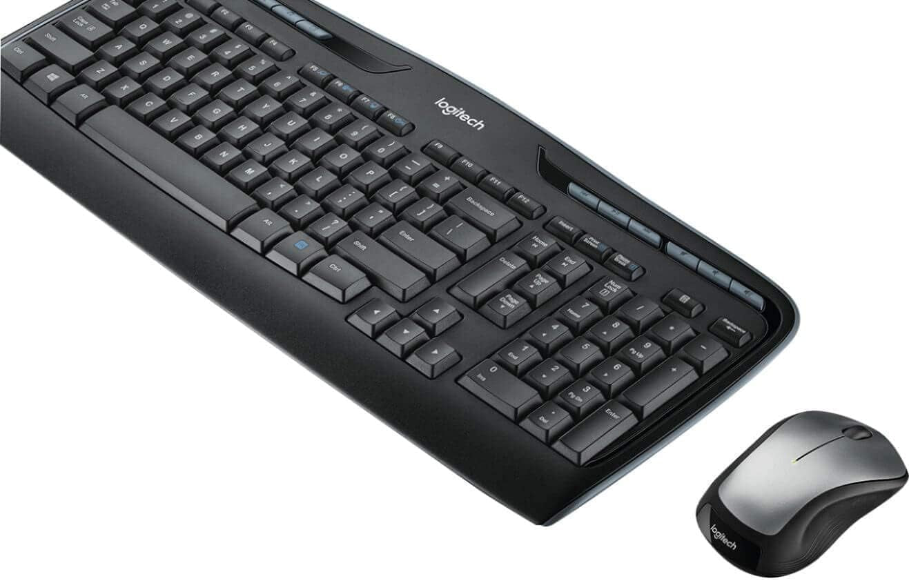MK335 Wireless Keyboard and Mouse Combo - Black/Silver