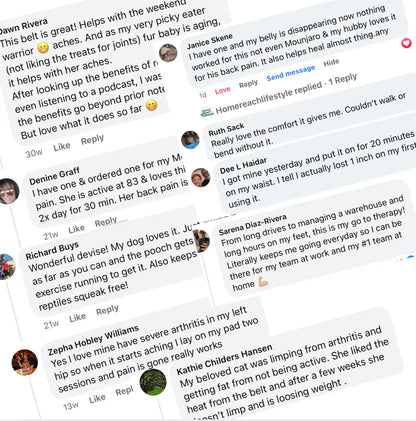 Slimming & Pain Relief Belt with Infrared Heat + Recovery Guide Included