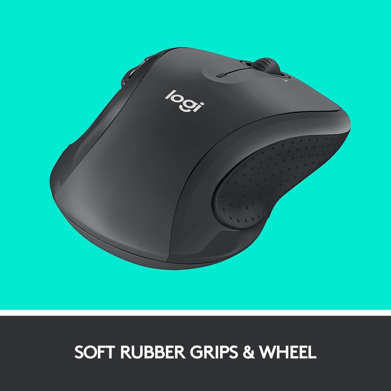 M510 Wireless Computer Mouse for PC with USB Unifying Receiver - Graphite