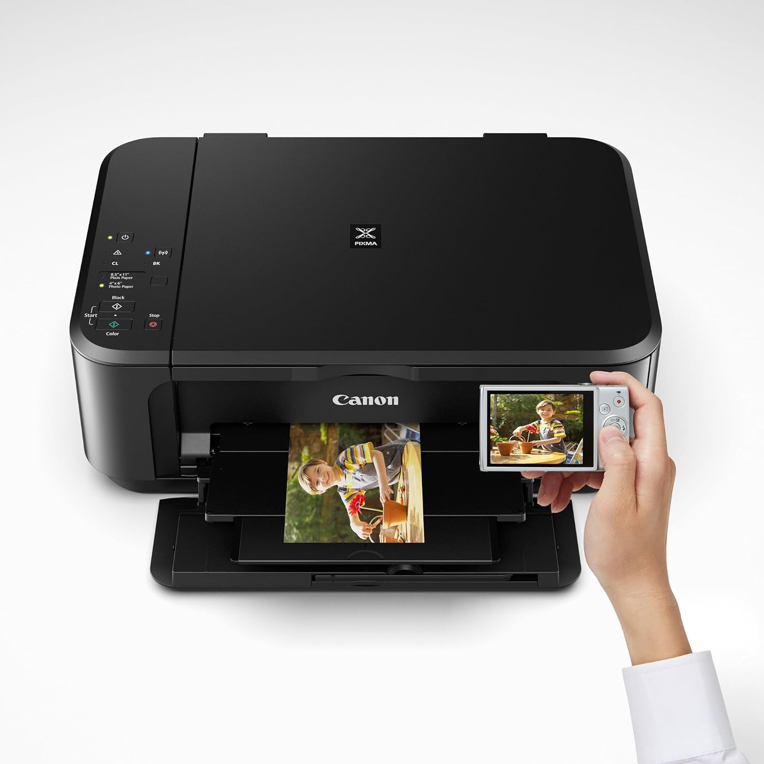 Pixma MG3620 Wireless All-In-One Color Inkjet Printer with Mobile and Tablet Printing, Black