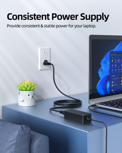 Charger for Lenovo Laptop, Thinkpad, Yoga, Chromebook, Universal AC Adapter, USB, Type C, PD Fast Charger, 65W 45W (UL Safety Certified)