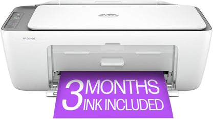 Deskjet 2855E Wireless All-In-One Color Inkjet Printer, Scanner, Copier, Best-For-Home, 3 Months of Instant Ink Included (588S5A)