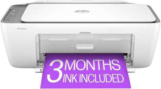 Deskjet 2855E Wireless All-In-One Color Inkjet Printer, Scanner, Copier, Best-For-Home, 3 Months of Instant Ink Included (588S5A)